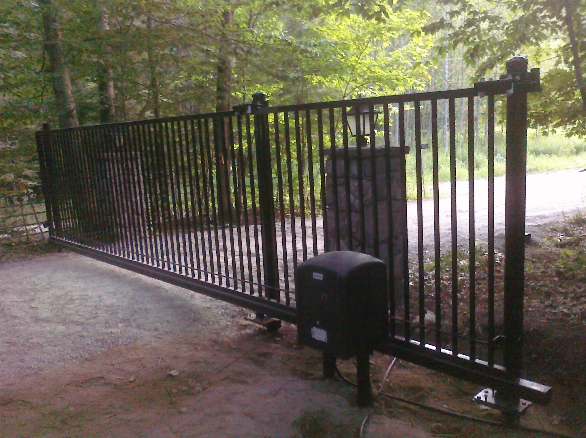 wrought iron gates ontario, Sliding Gate & Operator